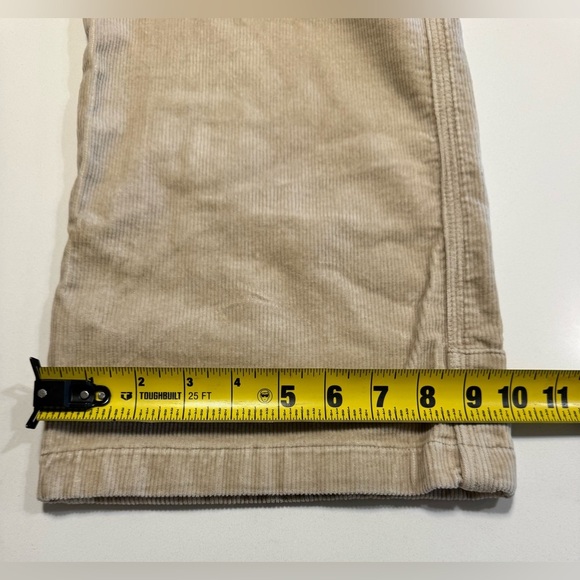 Mountain Khakis Tan Corduroy Pants Sz 34x35 Men's Baggy Straight Leg Durable - Picture 12 of 12